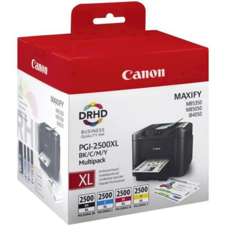 Cartuccia canon pgi-2500 xl multipack nero/ciano/magenta/giallo