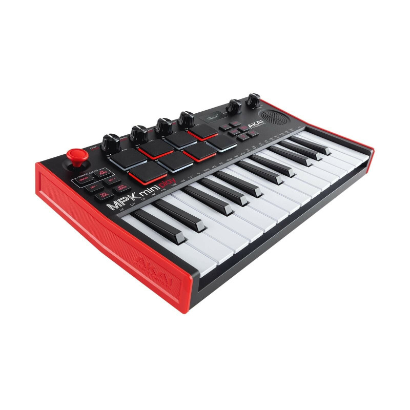 controller dj akai professional mpkminiplaymk3 nero/rosso/bianco