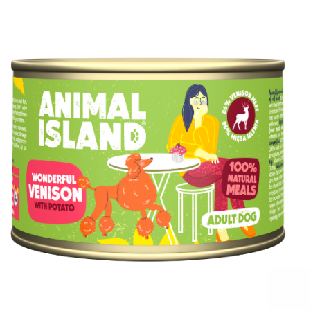 cibo per cani island cervo con patate 410g