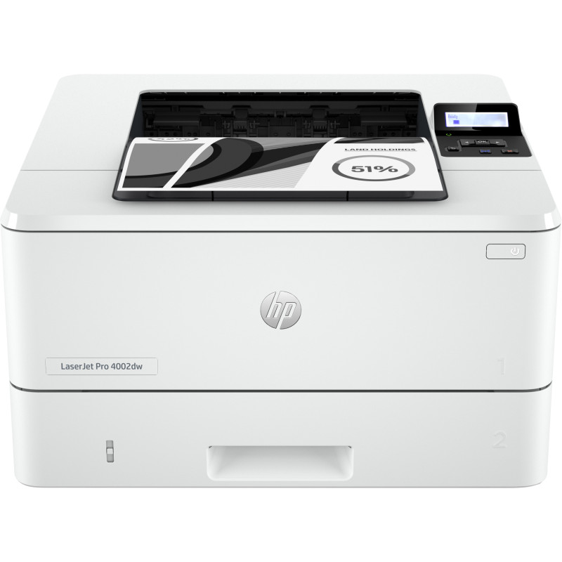 stampante laser hp laserjet pro 4002dw monocromatica a4 wifi/ethernet/bt/bianco
