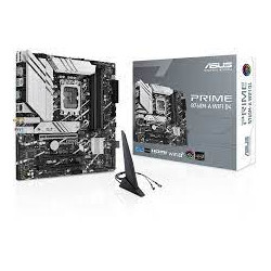 scheda madre asus lga1700 intel b760/ddr4/micro-atx/nero/grigio