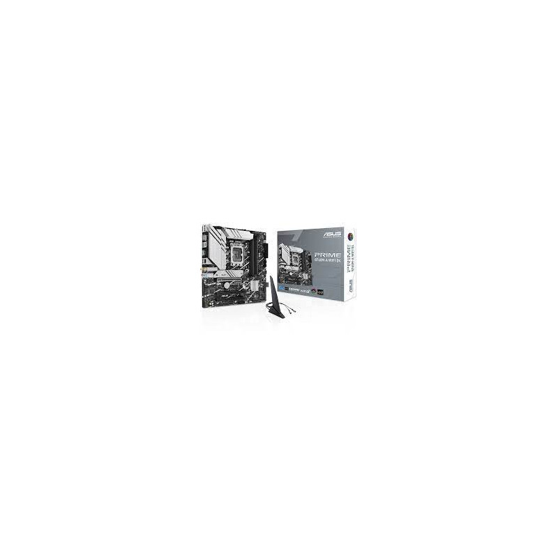 scheda madre asus lga1700 intel b760/ddr4/micro-atx/nero/grigio