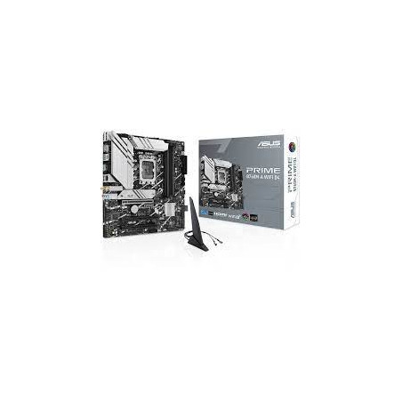 scheda madre asus lga1700 intel b760/ddr4/micro-atx/nero/grigio