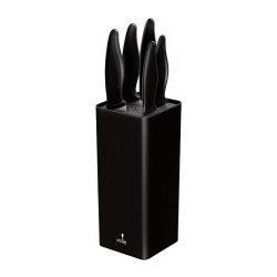 set di coltelli smile sns-6 con ceppo 6pz nero [5903151023308]