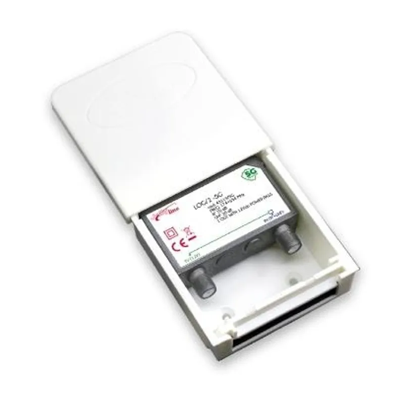 amplificatore segnale gbs elettronica log2-5g 4-20db/12v/tv