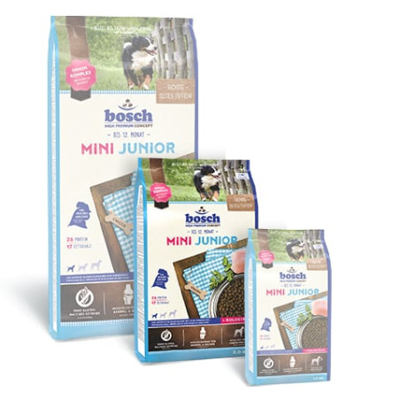 mangime secco bosch mini junior per cuccioli 3kg