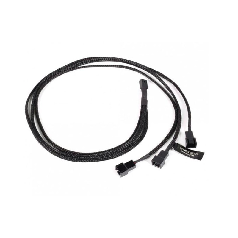 cavo alphacool splitter y 3 pin a 3x3 pin 60cm bianco [18692]