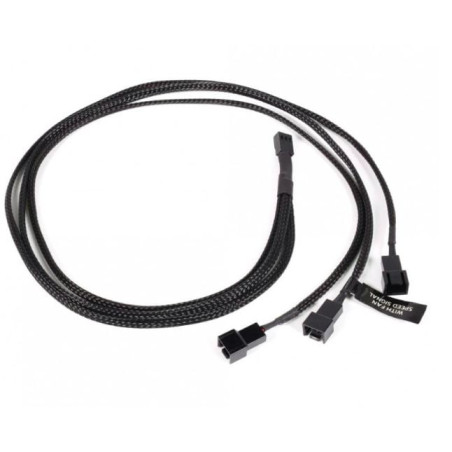 cavo alphacool splitter y 3 pin a 3x3 pin 60cm bianco [18692]