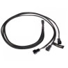 cavo alphacool splitter y 3 pin a 3x3 pin 60cm bianco [18692]