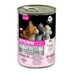 alimento umido petrepublic monoproteico con carne di maiale in salsa