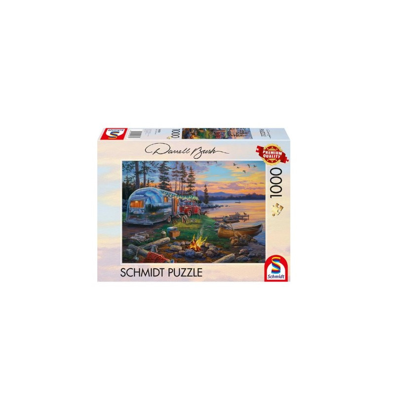puzzle schmidt spiele darrell bush campfire paradise multicolore