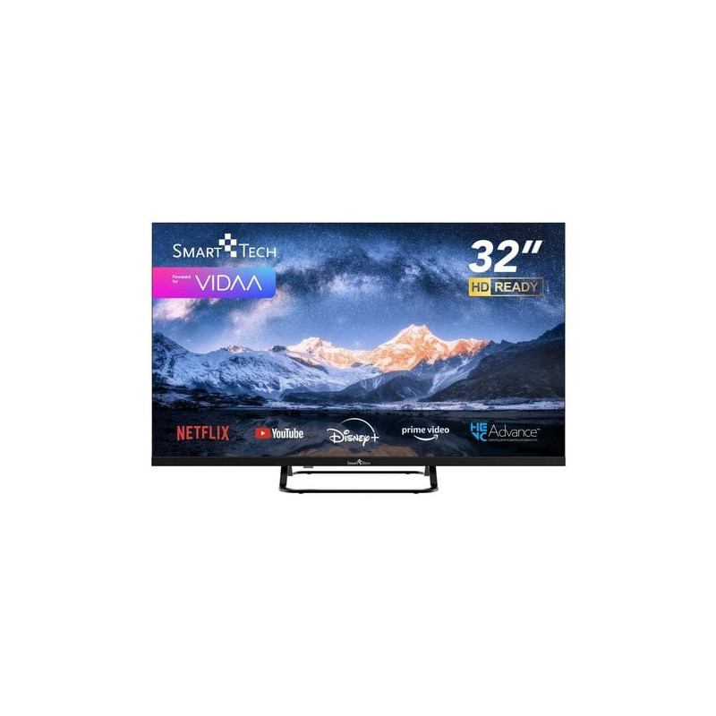 tv led 32'' smart tech 32hv02v hd 1366x768p smart tv classe