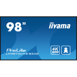 monitor digital signage led 98'' iiyama ultra hd 3840x2160p