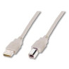 Cavo usb 2.0 connettori a-b 1,80m grigio chiaro, digitus [ak6722b]