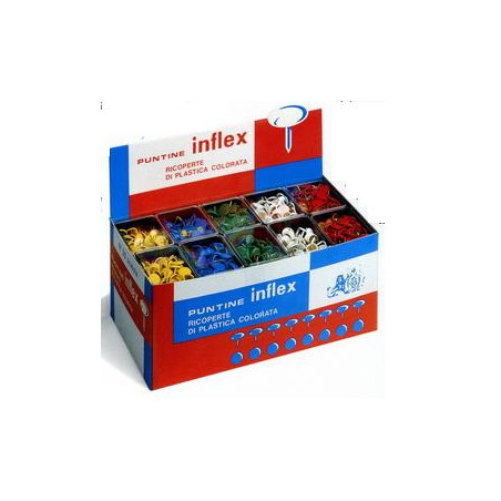 Puntine leone 50 pz. blu inflex [pp50t10 blu]