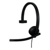 cuffia logitech h570e a padiglione per ufficio con microfono nero