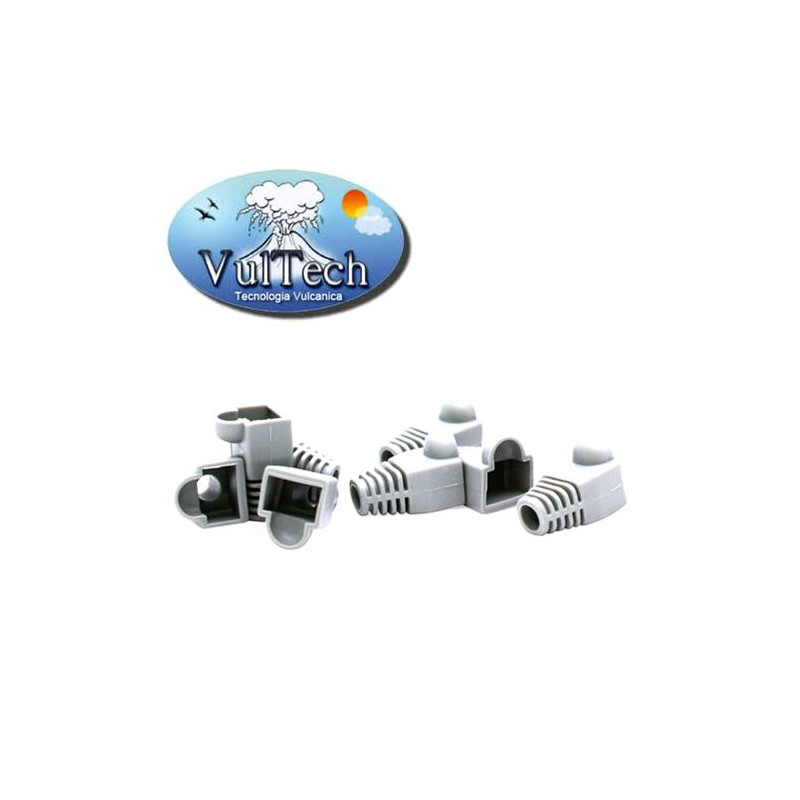 Copriconnettori gommini rj45 vultech 50pz. bianchi (sn21424 w/h)