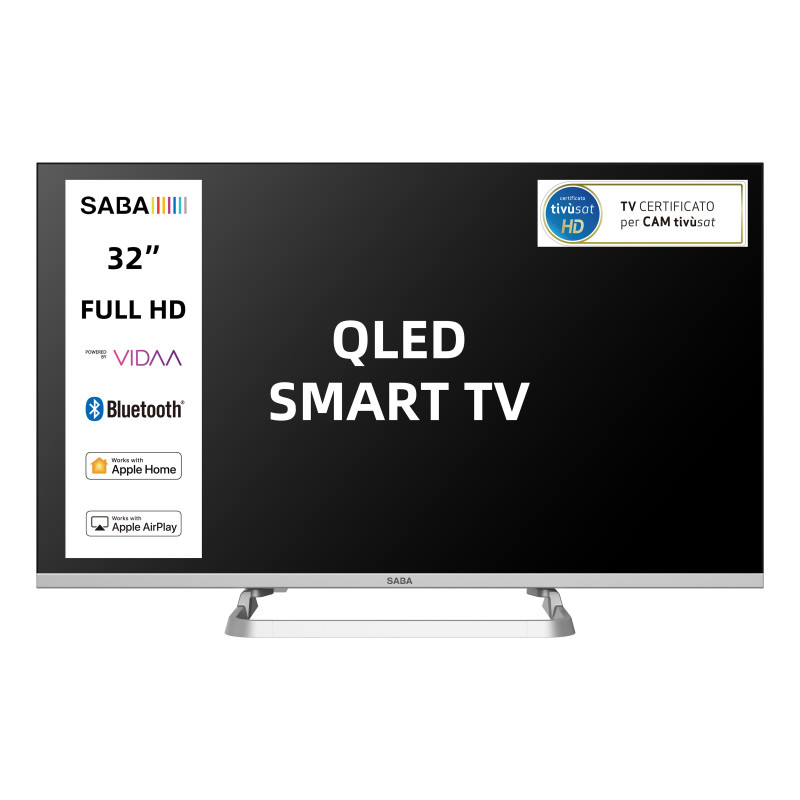 tv led 32'' saba sa32sm10vda hd ready 1280x720p smart tv