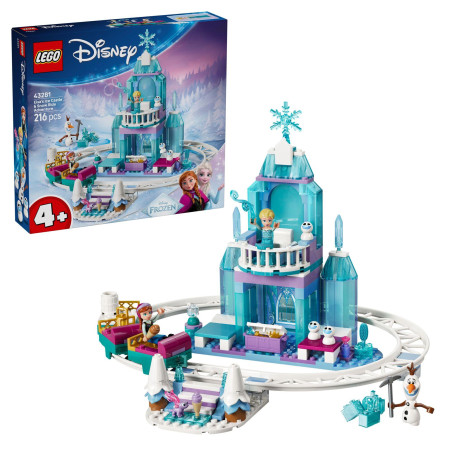 set da costruzione lego 43281 disney princess il castello di ghiaccio