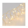 luci a stringa argentate micro-led caldo ip44 10m bianco [49659]