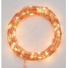luci decorative lotti 200 microled a luce bianca calda ip44 rame