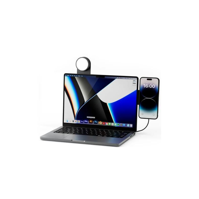 supporto telefono e tablet rolling square edge pro magsafe grigio