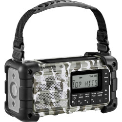 radio sangean mmr-99 dab+ fm emergenza manovella solare mimetica