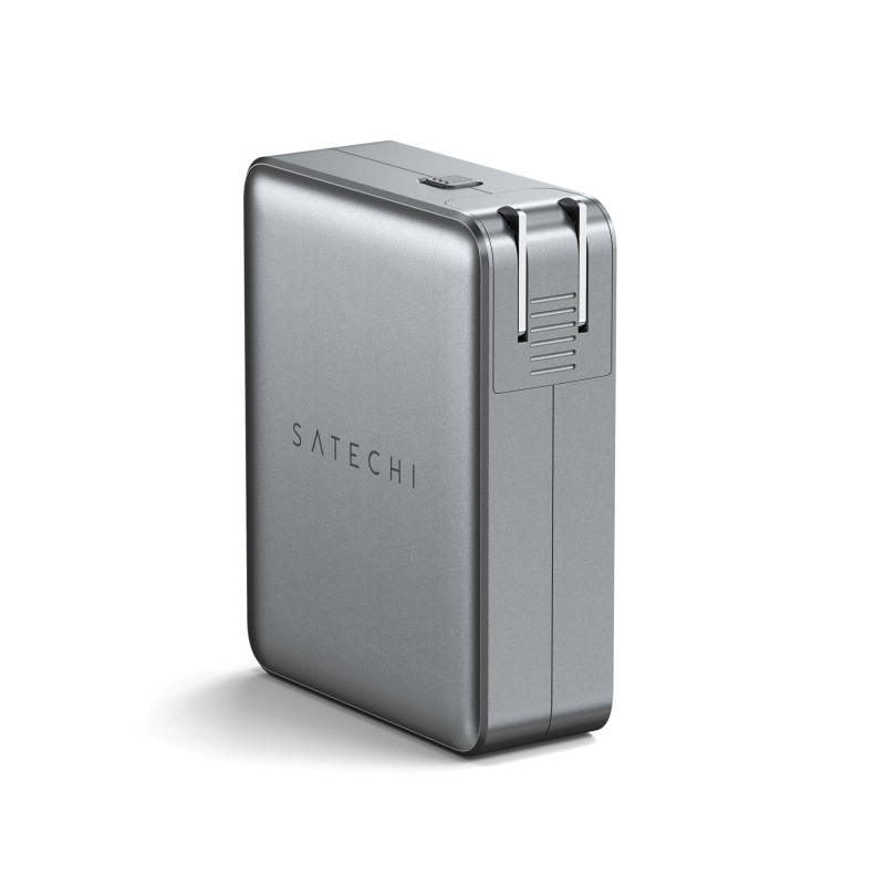 caricabatterie da viaggio satechi 145w grigio [st-w145gtm]