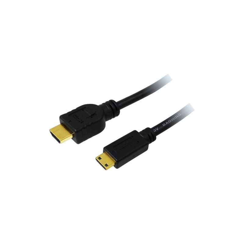 hdmi/mini hdmi cable m/m 1,5 m logilink 19pin [ch0022]