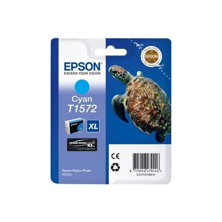 cartuccia epson ciano ultrachrome tartaruga taglia xl [c13t15724010]