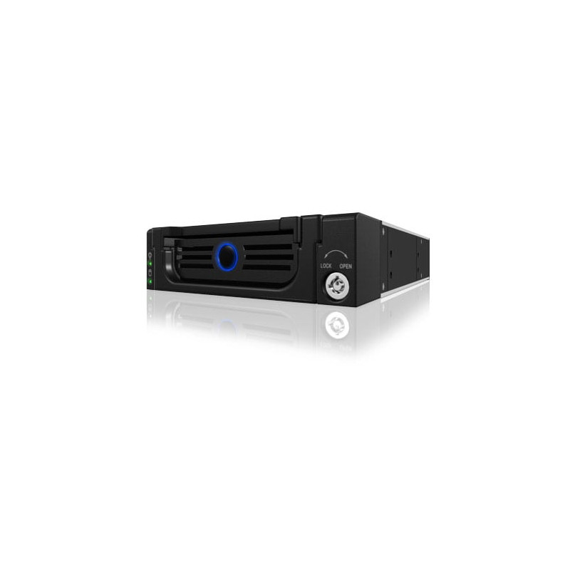mobile rack icybox 8.9cmsata ib-138sk-b-ii [ib-138sk-b-ii]