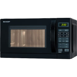 microonde sharp r642bkw 800w nero