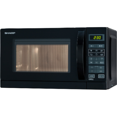 microonde sharp r642bkw 800w nero