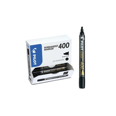 bonus pack 15+5 marcatore permanente 400 nero p.scalpello 4.5mm pilot