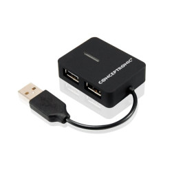 hub usb mini conceptronic 4-porte usb 2.0 [c4pusb2]