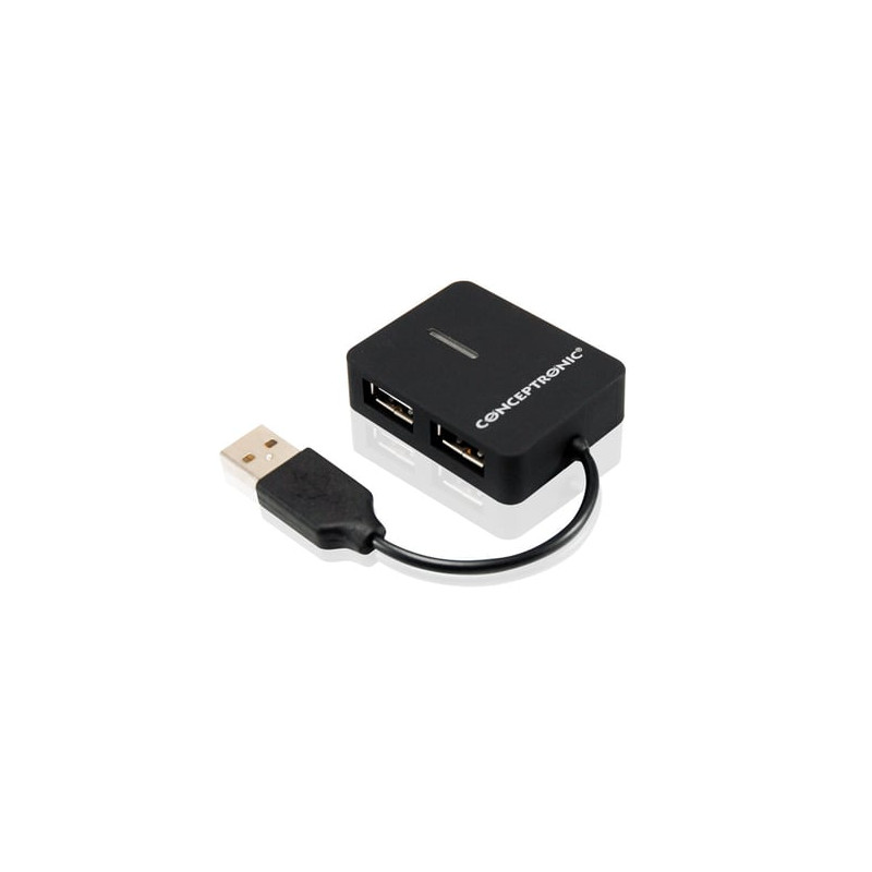 hub usb mini conceptronic 4-porte usb 2.0 [c4pusb2]
