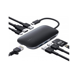 hub usb aukey cb-c71 nero [aiaukacbc710000]