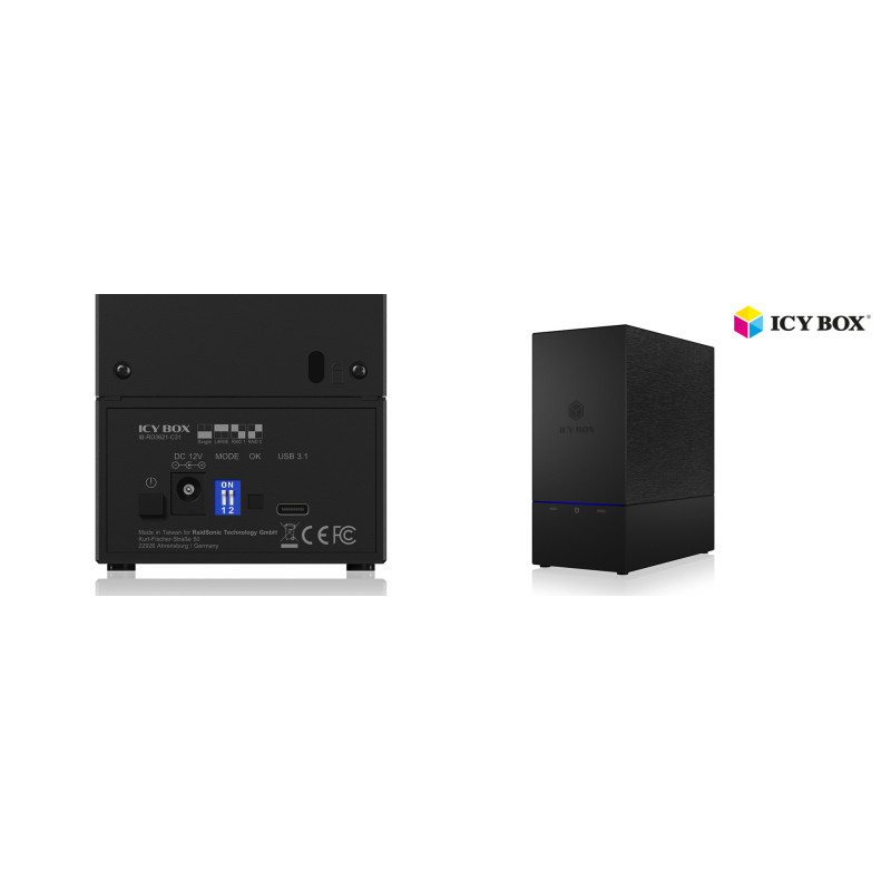 case raidsonic icybox ib-rd3621-c31