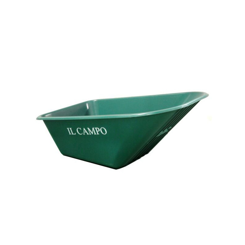 vasca carriole il campo plastica 85l verde [wb6414 tray]