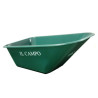 vasca carriole il campo plastica 85l verde [wb6414 tray]