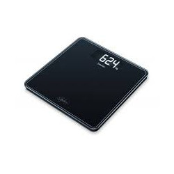 bilancia pesapersone beurer gs 400 elettronica in vetro nero [73578]