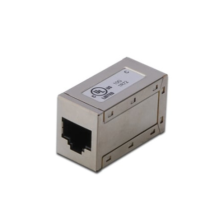 Adattatore digitus accoppiatore cat 6a rj45 2xf 1:1 [dn-93905]