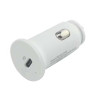 alimentatore da auto usb-c pd da 20w bianco