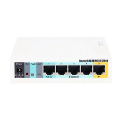 router mikrokit rb951ui-2hnd access point 2.4ghz 5x rj45 100mb/s