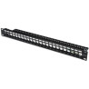 Patchpanel digitus 1he 24-port, modular patchpanel schwarz [dn-91411]