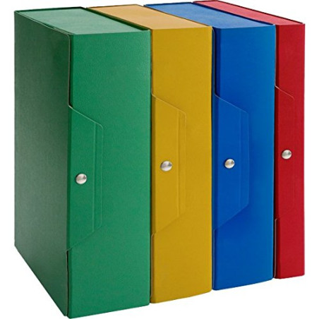 cartella progetti brefiocart con bottoni dorso o8 25x35cm blu scuro