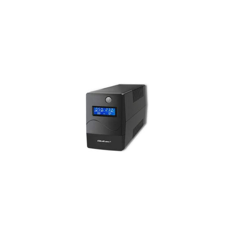 gruppo di continuita' qoltec 850va/480w nero [53979]