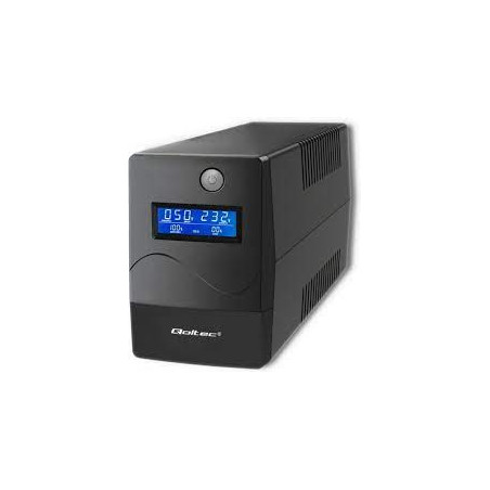 gruppo di continuita' qoltec 850va/480w nero [53979]