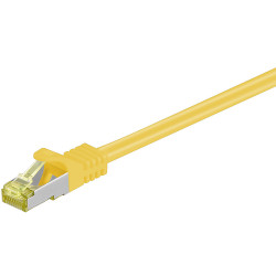 Patchkabel rj45 s/ftp cat7 1.50m gelb pimf