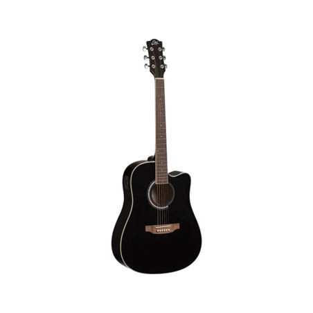 chitarra acustica elettrica eko ranger6cw-eq nero [ranger6cw-eq-blk]